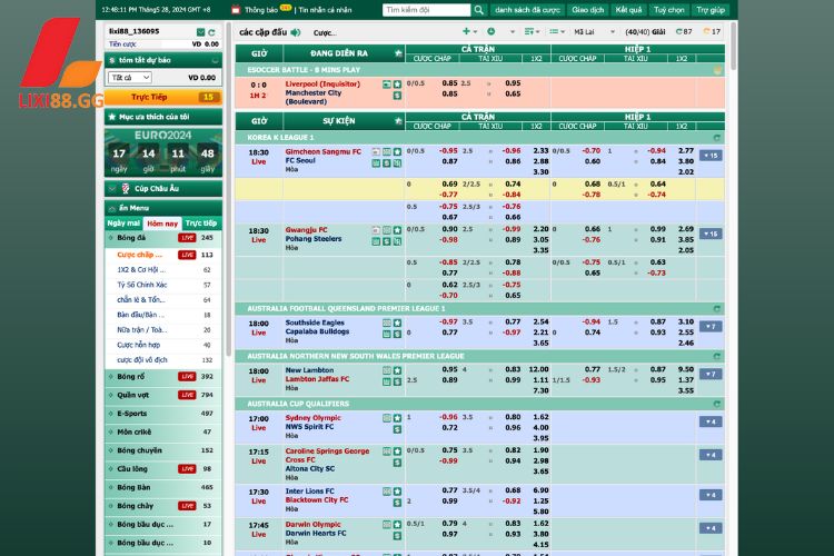 Lixi88 là một nhà cái uy tín, chất lượng và đẳng cấp hàng đầu về cá cược thể thao